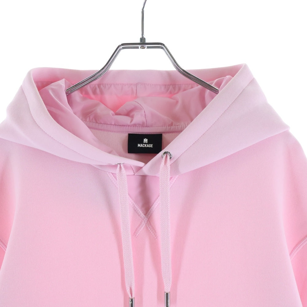 MACKAGE(マッカージュ) DOUBLE FACE JERSEY プルオーバーパーカー ピンク KRYS-R
