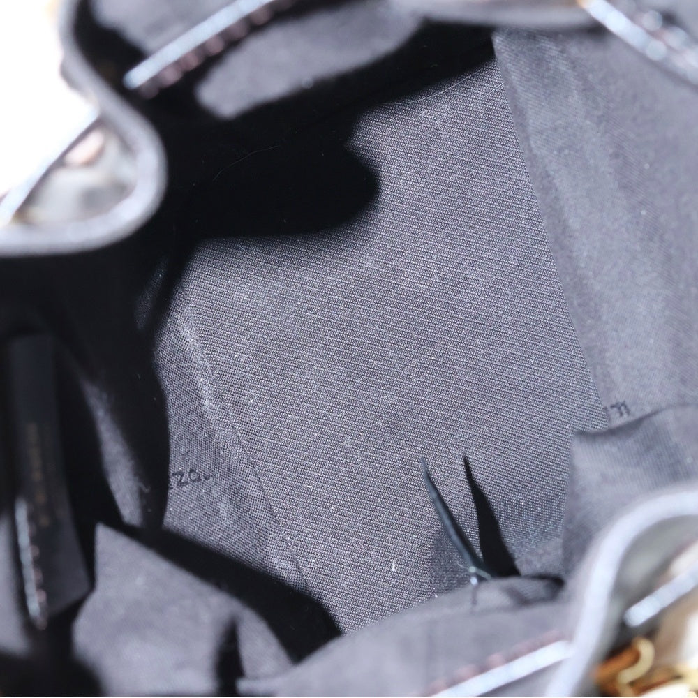 FENDI(フェンディ) Fendi Pre-Owned モノ トレゾール バケットバッグ ミニ ブラック/ベージュ レディース
