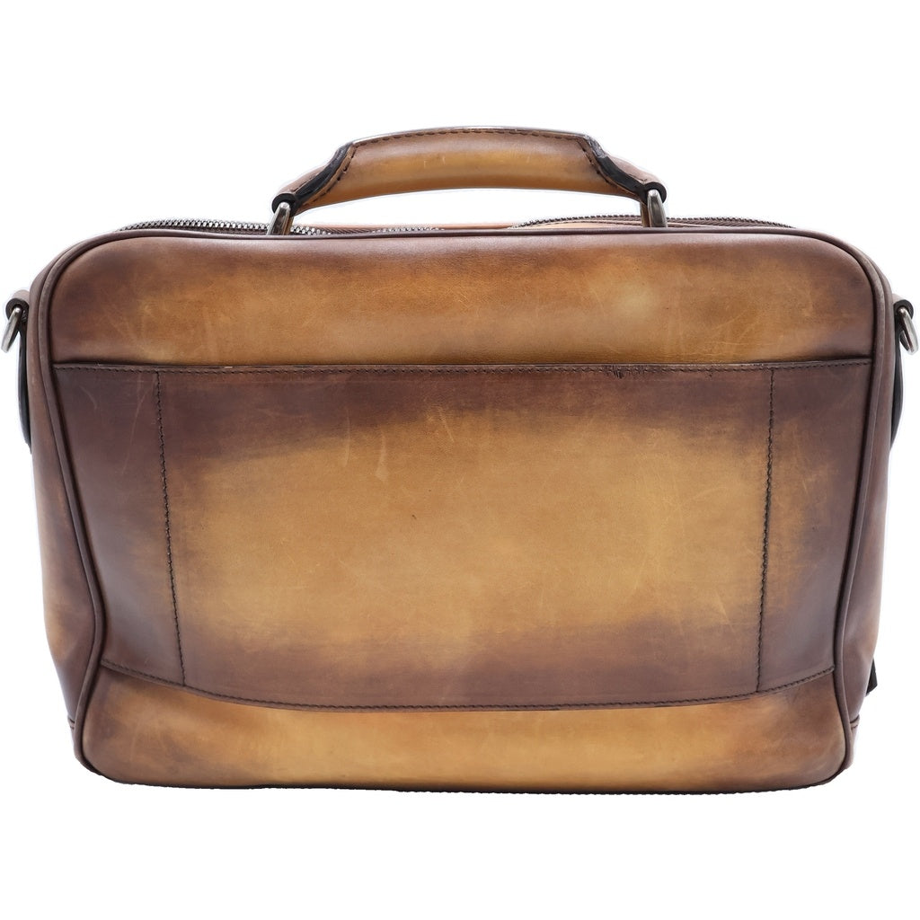 Berluti(ベルルッティ) アンジュール 2WAY レザーショルダーバッグ ブラウン MB0174