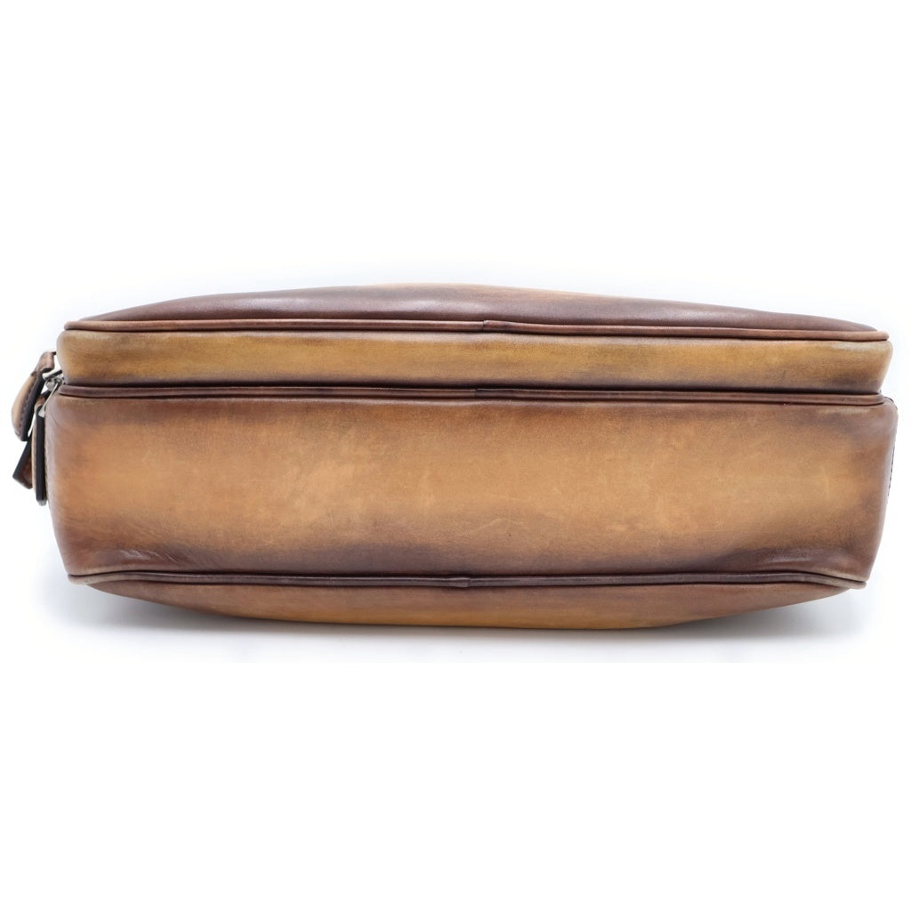 Berluti(ベルルッティ) アンジュール 2WAY レザーショルダーバッグ ブラウン MB0174