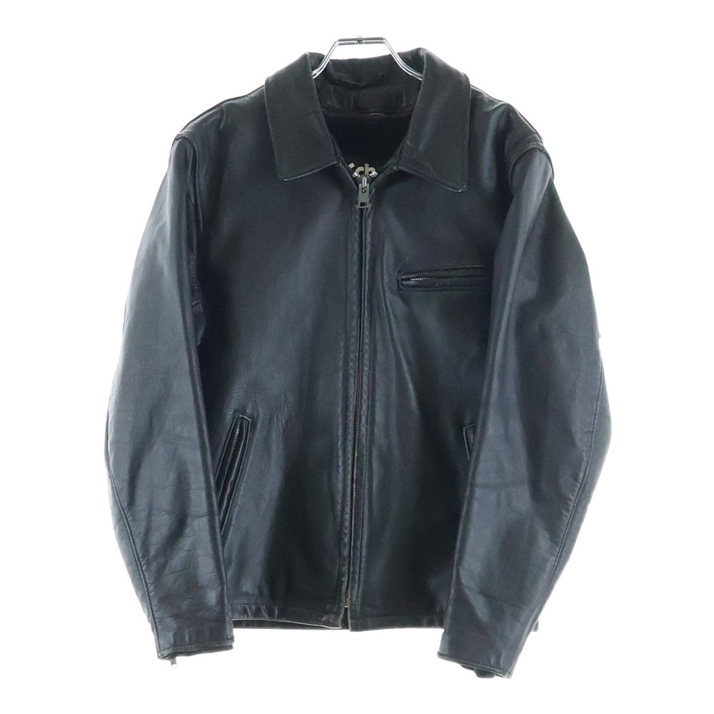 SCHOTT(ショット) Leather Jacket シングルレザージャケット ライナー付き ブラック