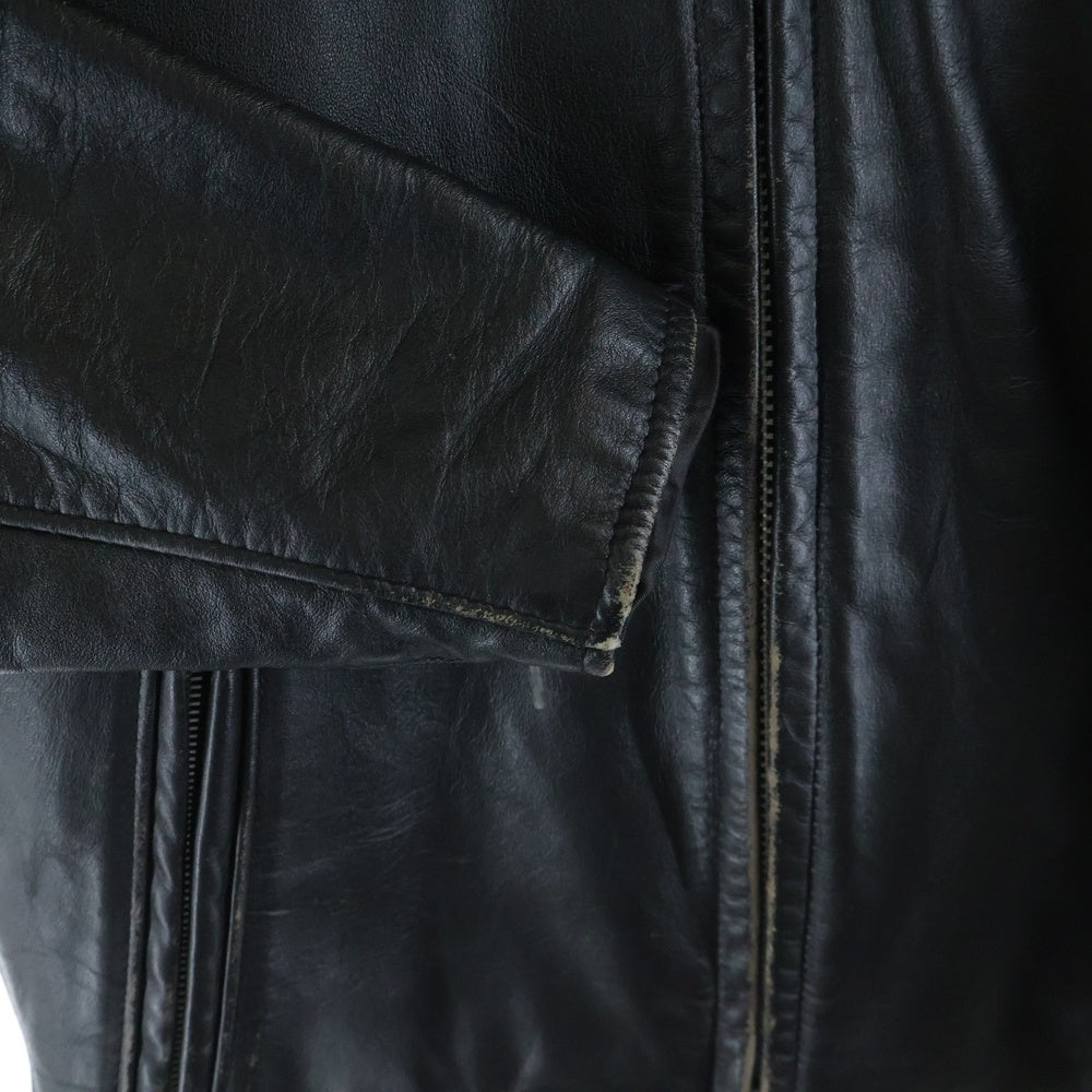 SCHOTT(ショット) Leather Jacket シングルレザージャケット ライナー付き ブラック