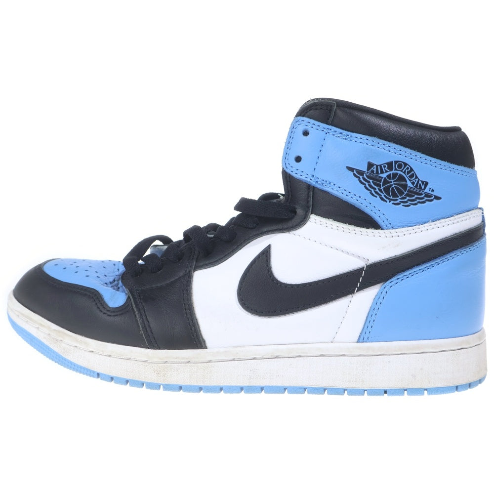 NIKE(ナイキ) AIR JORDAN 1 RETRO HI OG UNIVERSITY BLUE DZ5485-400 エアジョーダン1ハイOG ユニバーシティブルー ハイカットスニーカー ホワイト/ブルー US9/27cm