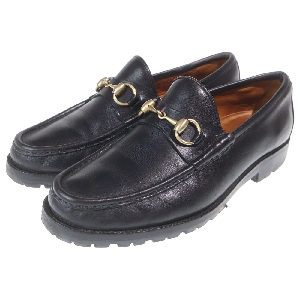 GUCCI(グッチ) ホースビット ローファー ブラック 41
