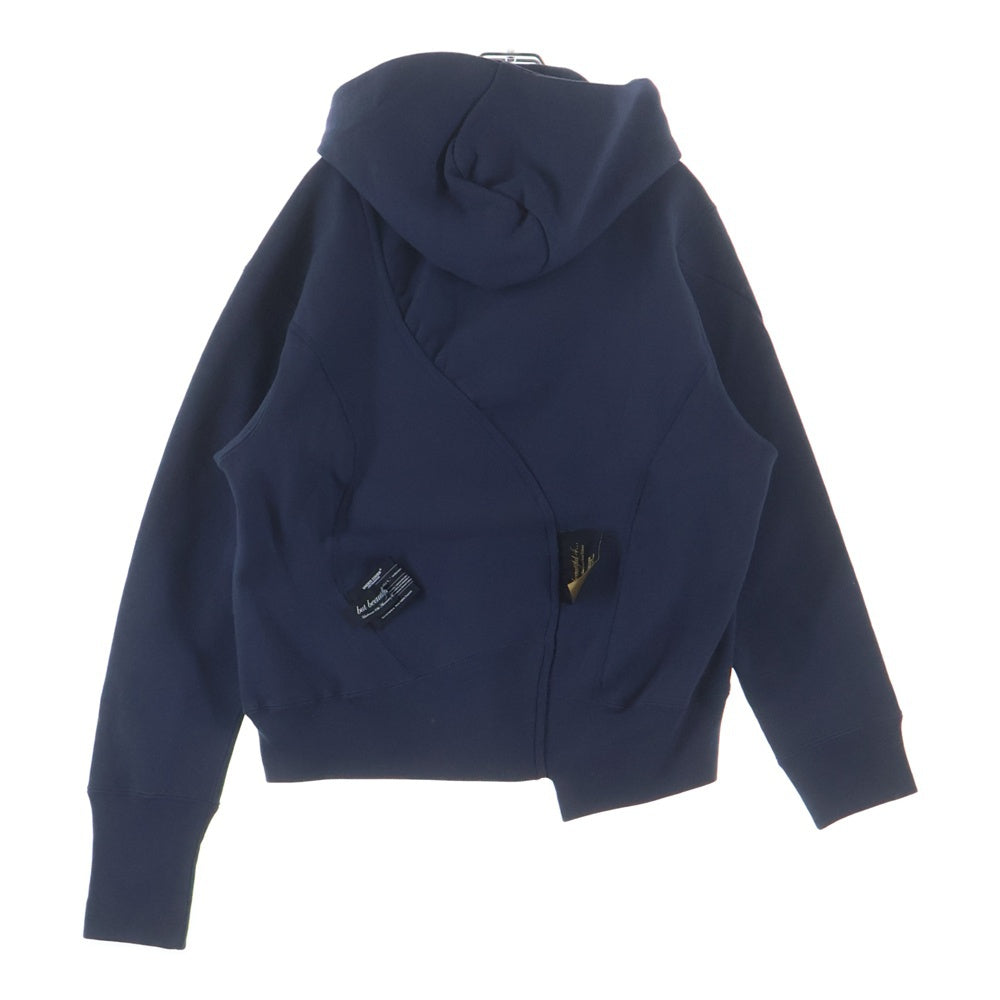 UNDERCOVER(アンダーカバー) 25AW CURVED ZIP-UP HOODIE チャンピオン カーブデザイン ジップアップパーカー フーディー ネイビー レディース UC2E1802-1