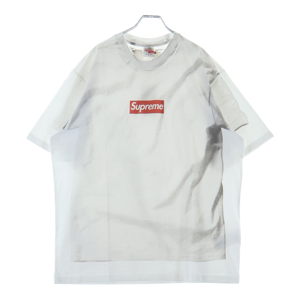 SUPREME(シュプリーム) 24SS ×MM6 Maison Margiela Box Logo Tee ボックスロゴプリント半袖Tシャツ カットソー ホワイト