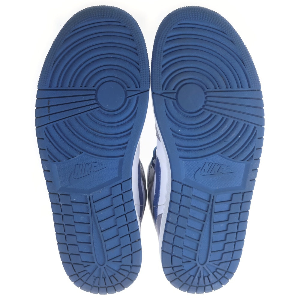 NIKE(ナイキ) AIR JORDAN 1 MID TRUE BLUE DQ8426-014 エアジョーダン1 ミッド トゥルーブルー ミッドカットスニーカー シューズ グレー/ブルー