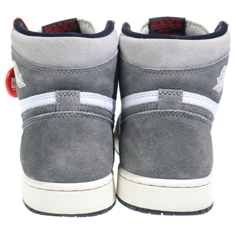 NIKE(ナイキ) AIR JORDAN 1 RETRO HIGH OG BLACK AND SMOKE GREY DZ5485-051 エアジョーダン ブラックアンドスモークグレー ハイカットスニーカー US10/28cm