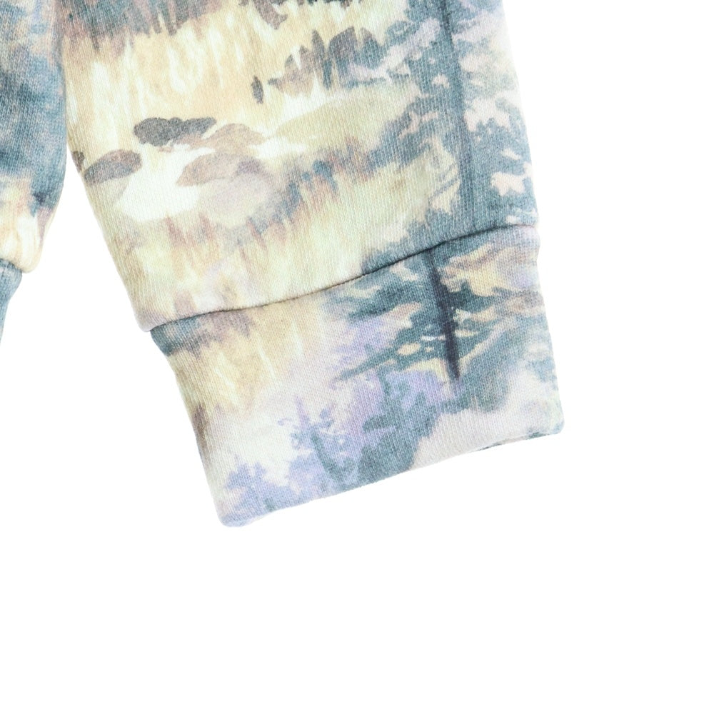GUCCI(グッチ) 22SS×THE NORTH FACE COTTON HOODIE 総柄 ブランドロゴ プルオーバーパーカー フーディー マルチ
