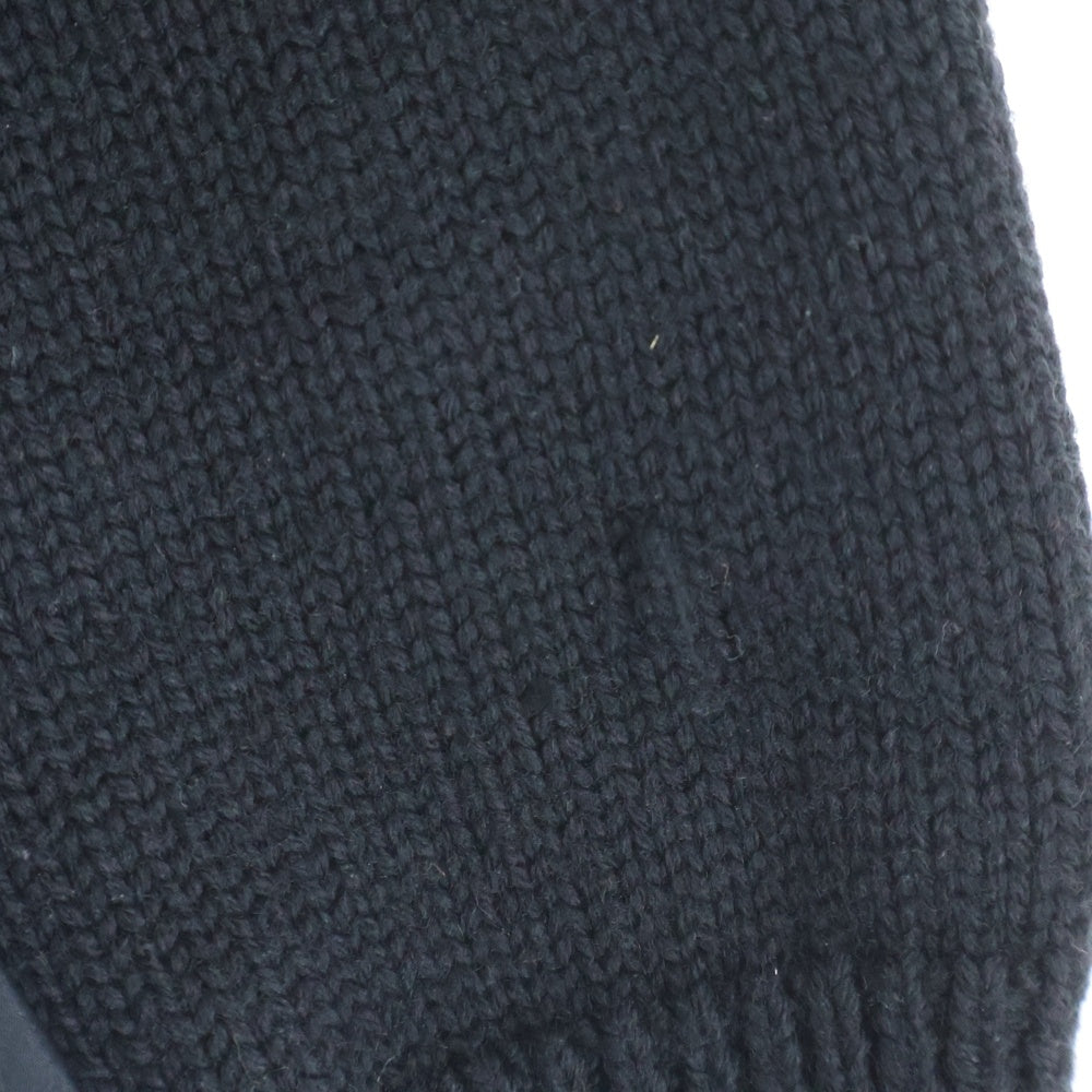 MONCLER(モンクレール) 17AW ダウン切替 ニット 長袖カーディガン ブラック レディース C20939474200