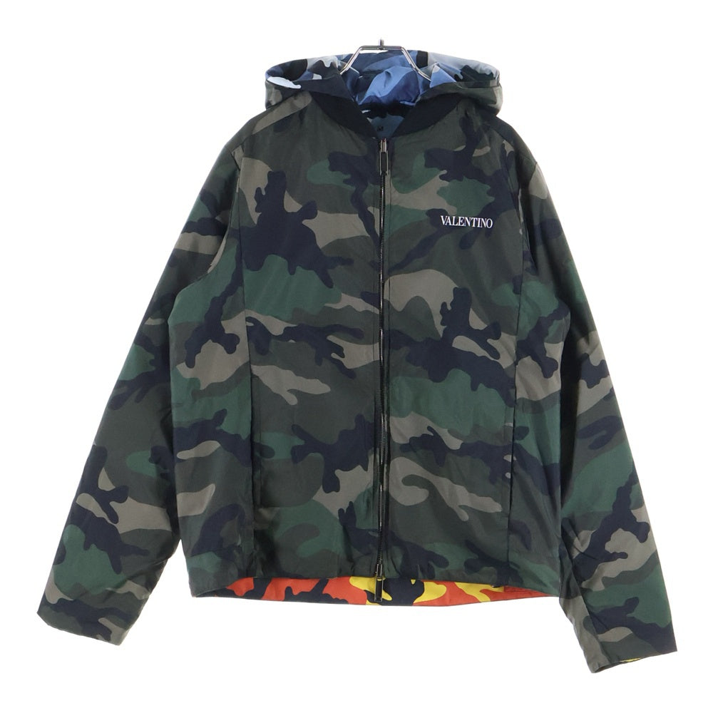 VALENTINO(ヴァレンティノ) リバーシブル ジップアップナイロンジャケット マルチカラー 0000025099