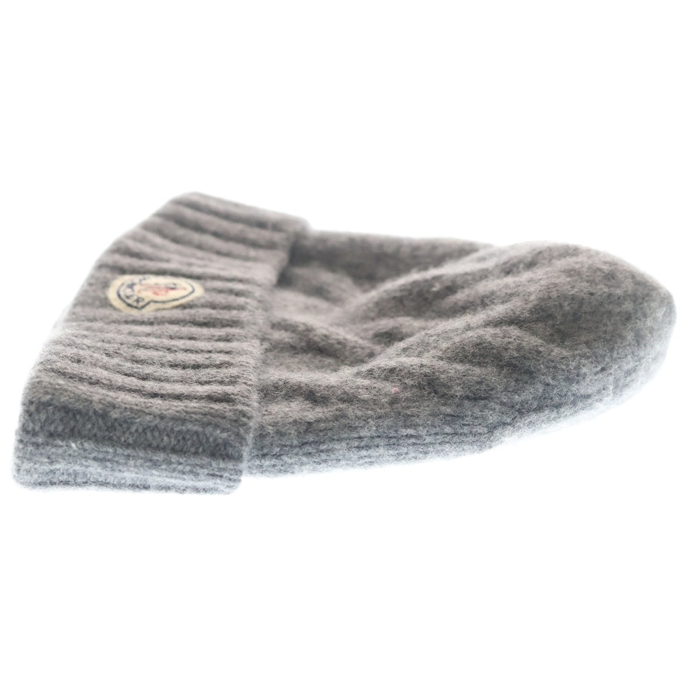 MONCLER(モンクレール) 17AW BERRETO ウール ビーニー ニット帽 グレー C20910028700 04656