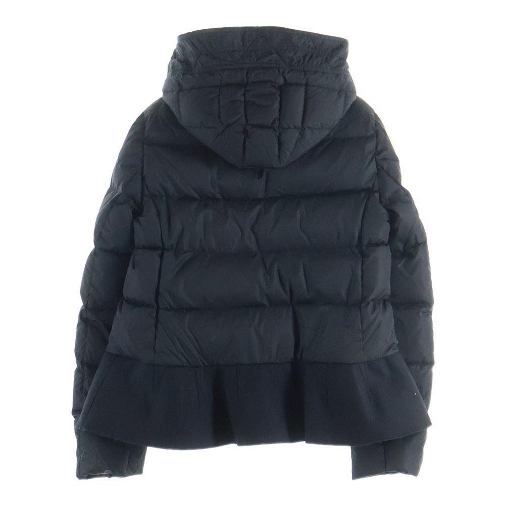MONCLER(モンクレール) 17AW フリル ジップアップダウンジャケット ブラック レディース C20934588085