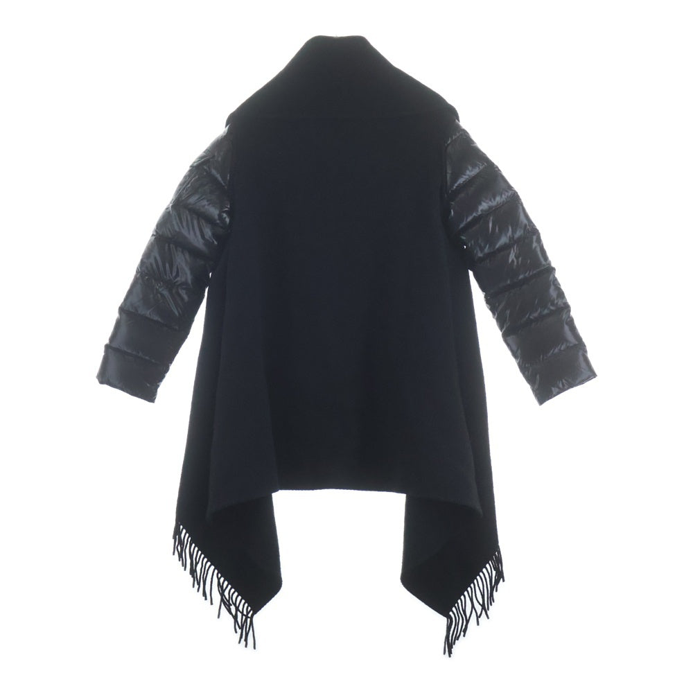 MONCLER(モンクレール) 17AW MANTELLA 羊毛切替 レーヨン ジャケット ブラック レディース