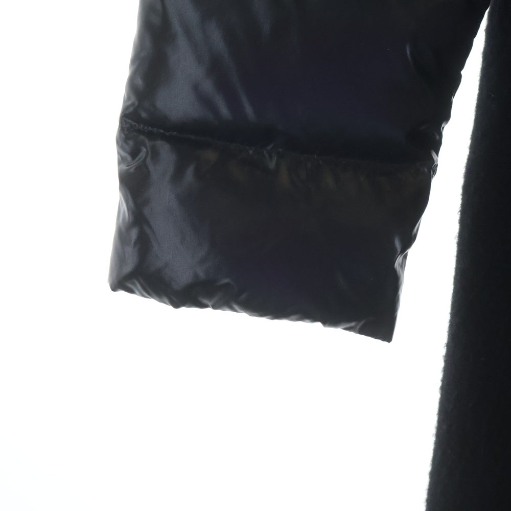 MONCLER(モンクレール) 17AW MANTELLA 羊毛切替 レーヨン ジャケット ブラック レディース