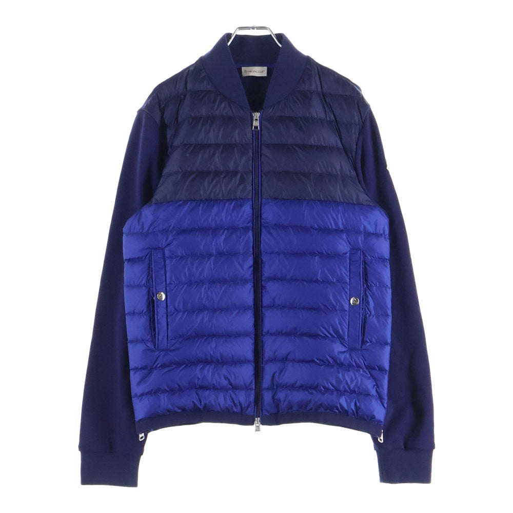 MONCLER(モンクレール) 18SS ダウン切替 ジップアップジャケット ブルー D10918416900