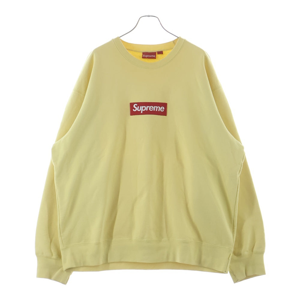 SUPREME(シュプリーム) 22AW Box Logo Crewneck ボックスロゴ クルーネック スウェットトレーナー イエロー