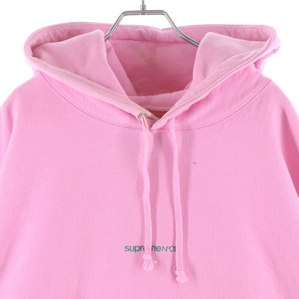 SUPREME(シュプリーム) 21AW Number One Hooded Sweatshirt フロントロゴ スウェット フーディー プルオーバーパーカー ピンク