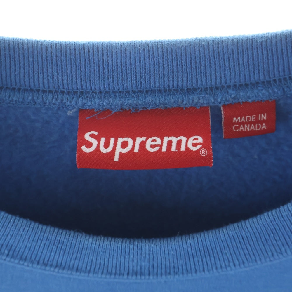 SUPREME(シュプリーム) 22AW Box Logo Crewneck ボックスロゴ クルーネック スウェットトレーナー ブルー