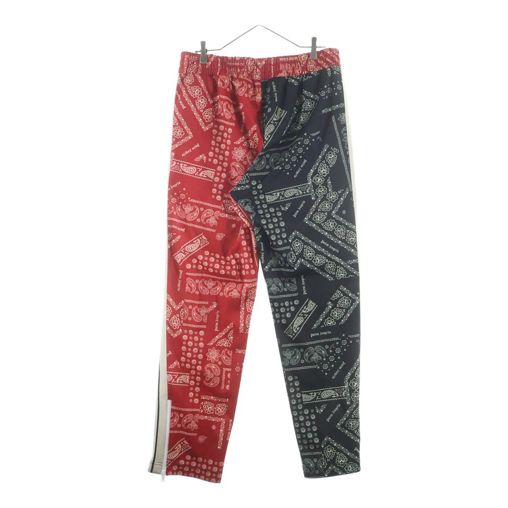 Palm Angels(パームエンジェルス) 19AW Bandanna Track PANTS バンダナ柄 トラックパンツ ブラック/レッド PMCA023E19608002