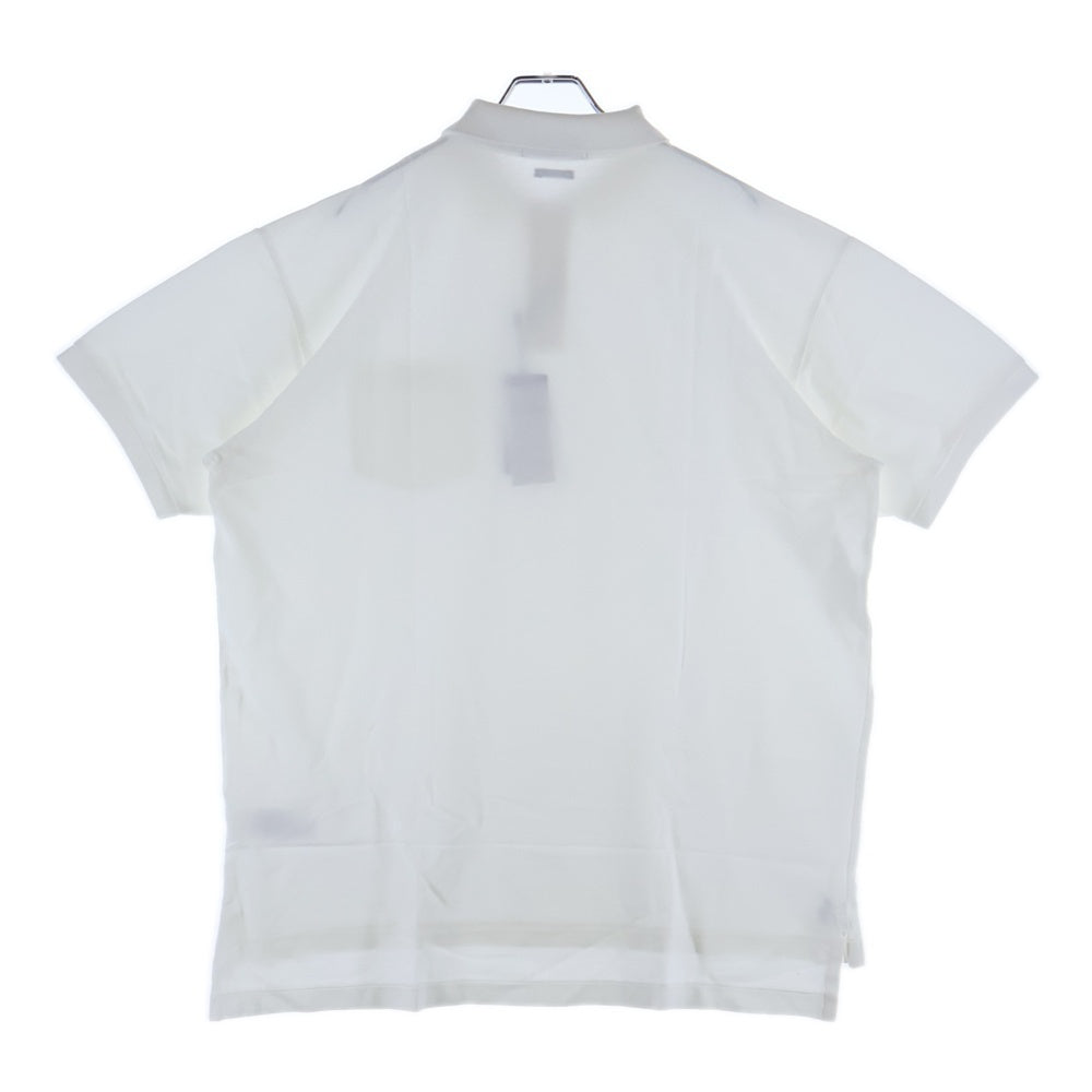 POLO RALPH LAUREN(ポロラルフローレン) 刺繍ロゴ カスタムスリムフィット 半袖ポロシャツ ホワイト MNPOKNI1N820093