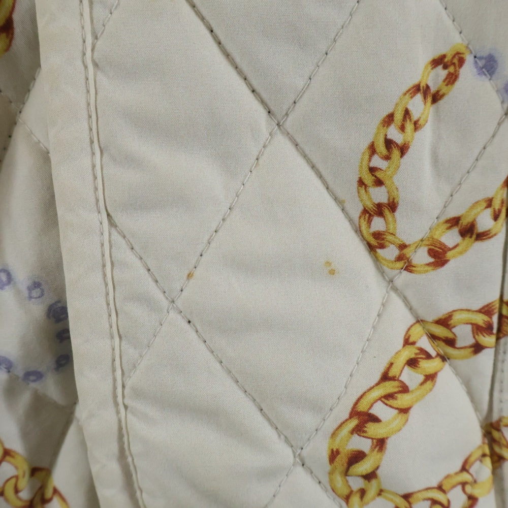SUPREME(シュプリーム) 20AW Chains Quilted Jacket チェーン キルティングジャケット ホワイト