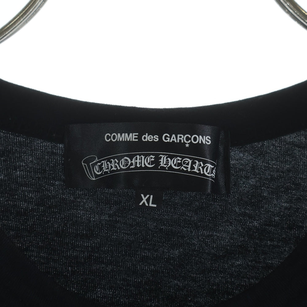 COMME des GARCONS(コムデギャルソン) ××DOVER STREET MARKET クロムハーツ ドーバーストリートマーケット DSM 半袖Tシャツカットソー ブラック