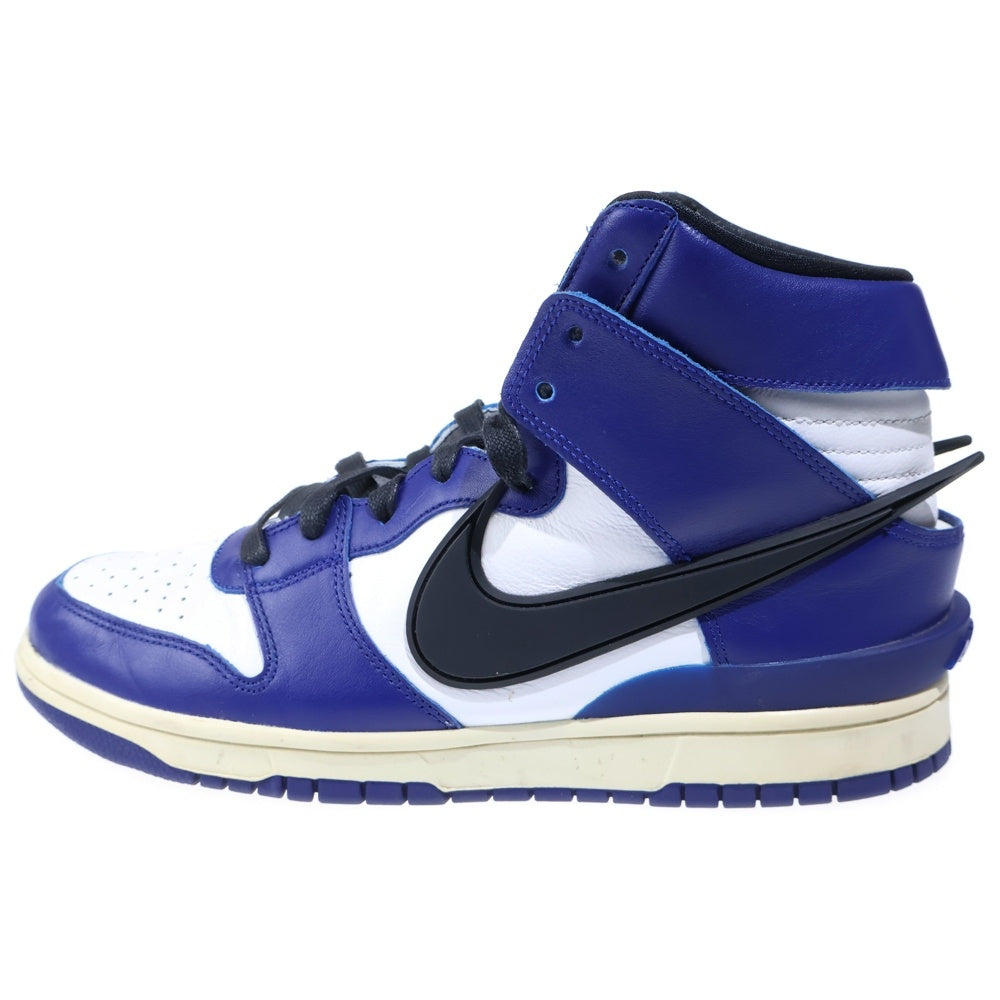 NIKE(ナイキ) ×AMBUSH DUNK HIGH Deep Royal CU7544-400 アンブッシュ ダンクハイ ディープロイヤル ハイカットスニーカー ブルー US10/28cm
