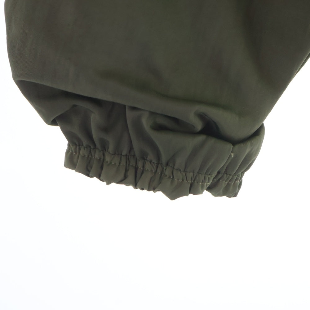FEAR OF GOD ESSENTIALS(フィアオブゴッド エッセンシャルズ) TEXTURED NYLON TRUCKER JACKET ナイロン ジップアップジャケット カーキ