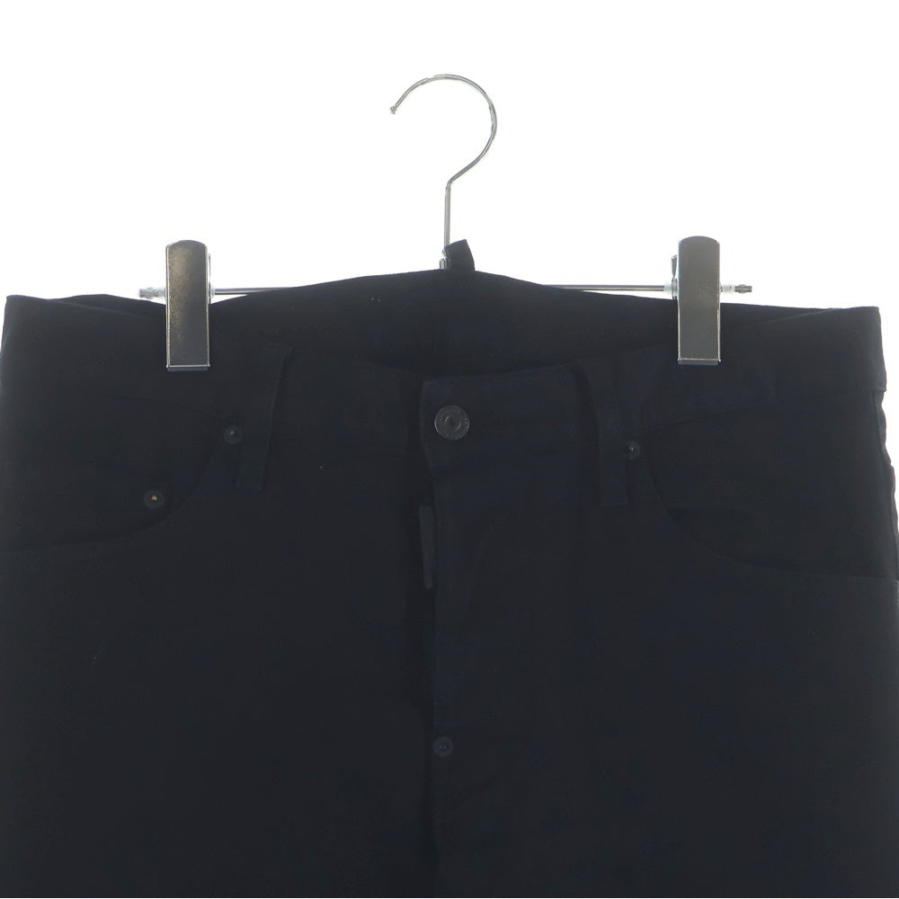 DSQUARED2(ディースクエアード) 19SS ロゴパッチ デニムパンツ ジーンズ ルーマニア製 ブラック S74LB0499 S39781