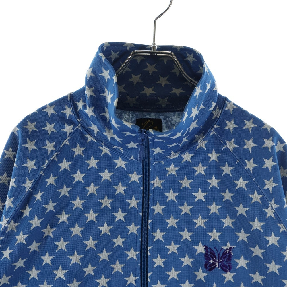 Needles(ニードルス) Track Jacket Zip Up ジップアップ トラックジャケット スターロゴ ブルー MR282