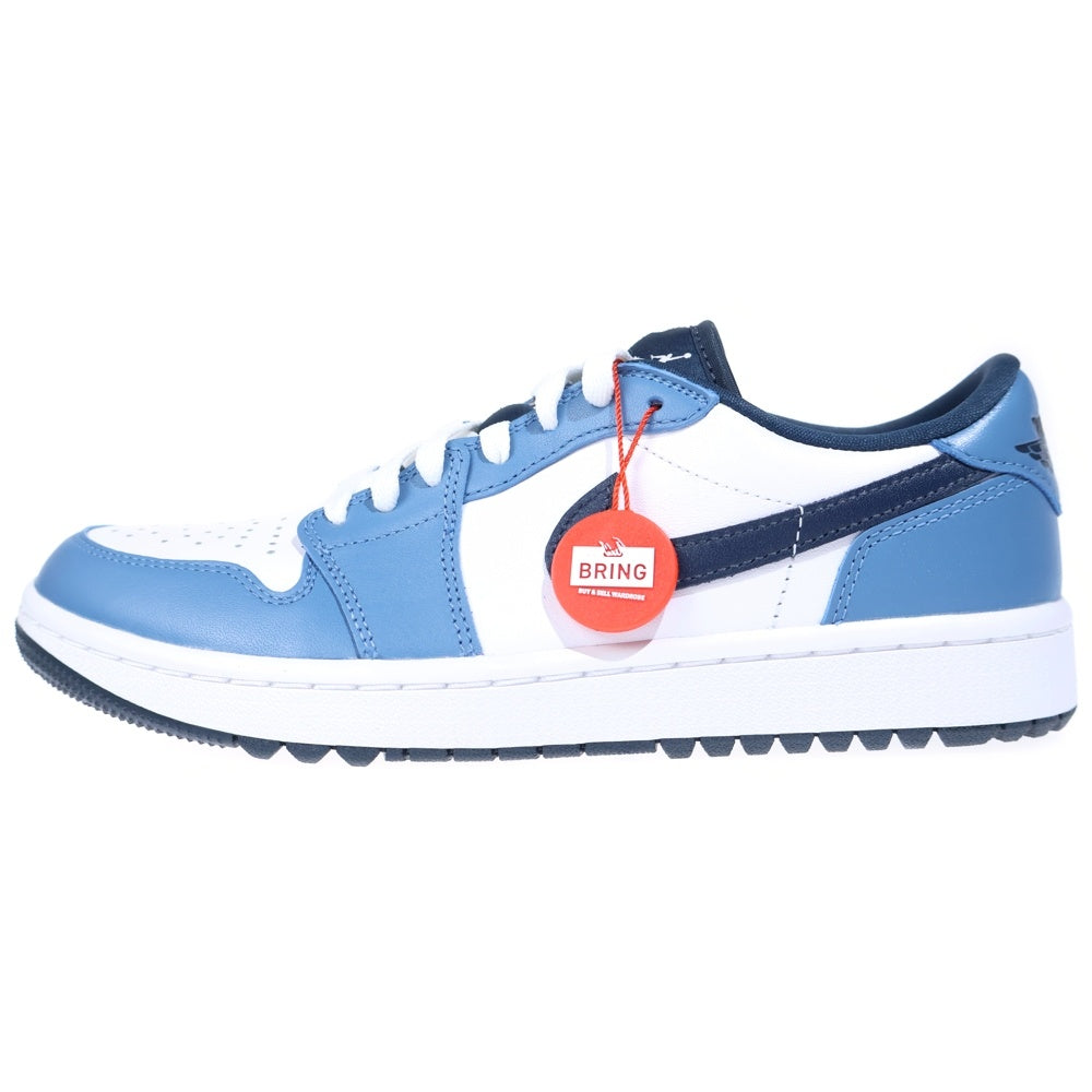 NIKE(ナイキ) AIR JORDAN 1 LOW GOLF DD9315-114 エア ジョーダン 1 ロー ゴルフ ローカットスニーカー ブルー/ホワイト US8/26.0cm