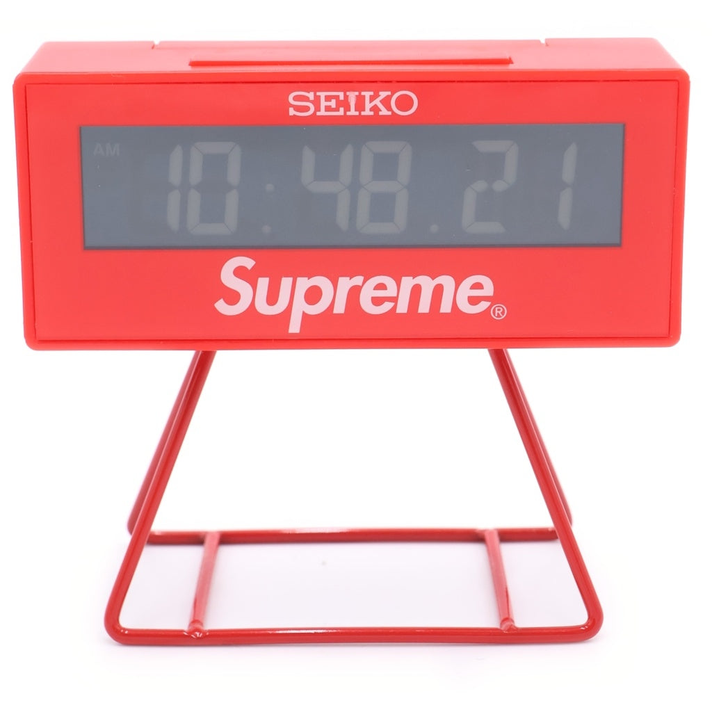 SUPREME(シュプリーム) 21SS×SEIKO Marathon Clock セイコー 時計 マラソンクロック レッド