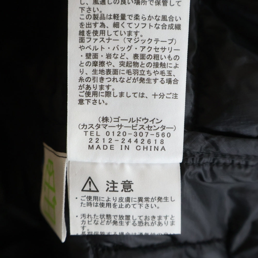 THE NORTH FACE(ザノースフェイス) THUNDER ROUNDNECK JACKET サンダーラウンドネック ダウンジャケット ブラック NY82313