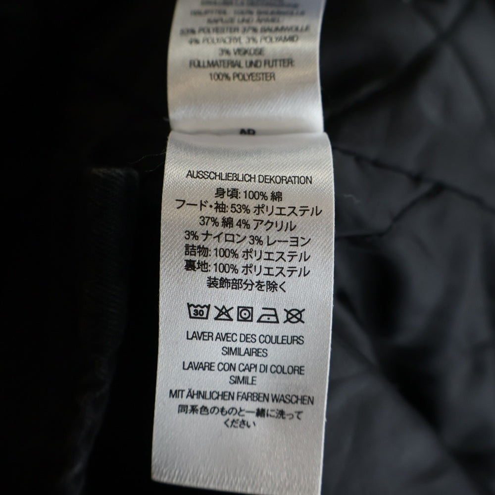 SUPREME(シュプリーム) 22AW Fleece Hooded Denim Shirt フリース フード付き デニム長袖シャツ ブラック