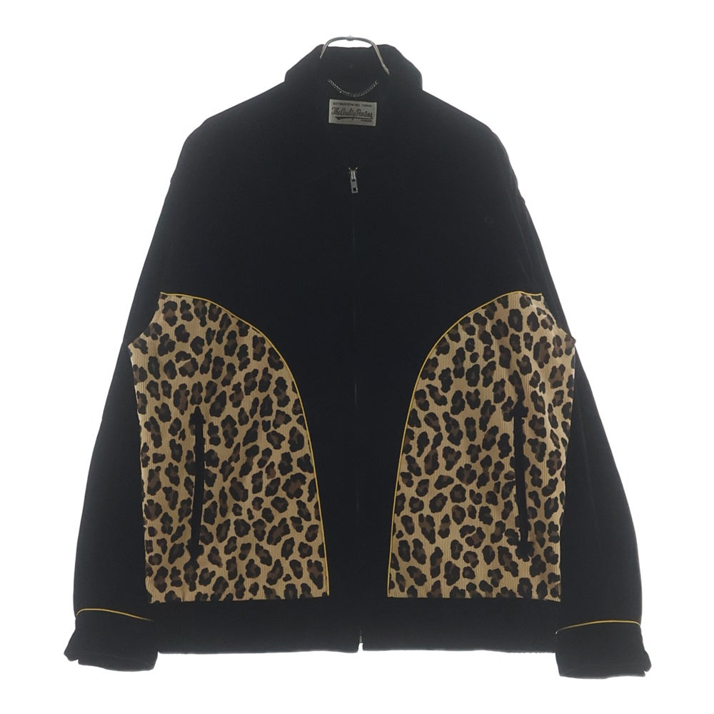 WACKO MARIA(ワコマリア) 22AW VELOUR WESTERN JACKET ベロアウエスタン ジャケット レオパード ブラック