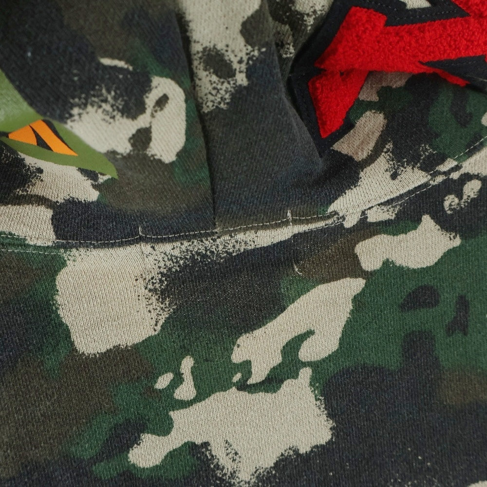 A BATHING APE(アベイシングエイプ) MAP CAMO SHARK RELAXED FIT マップカモ シャーク フルジップパーカー 001ZPL301001M