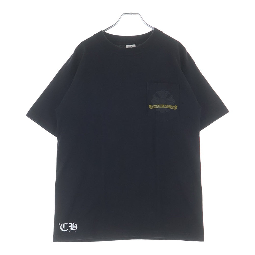 CHROME HEARTS(クロムハーツ) OLD CH PLS ホースシュー 半袖Tシャツ カットソー ブラック