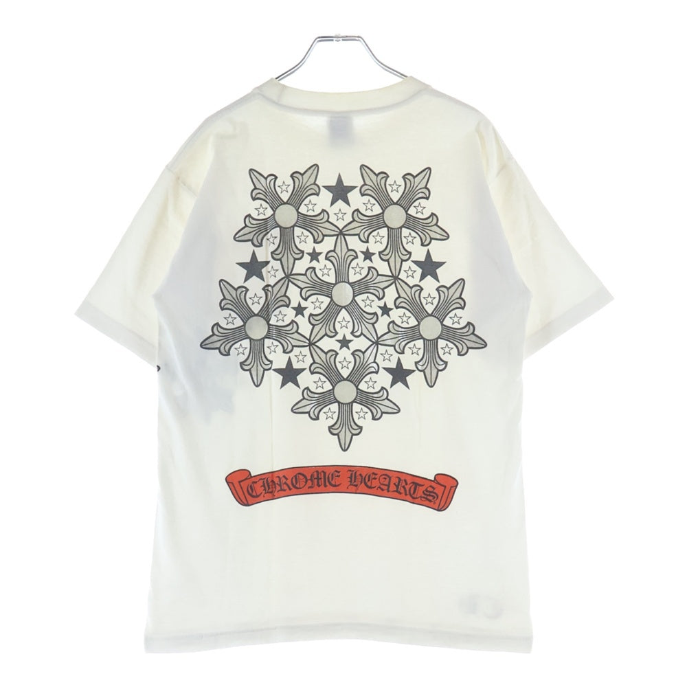 CHROME HEARTS(クロムハーツ) OLD STAR PRINT S/S TEE スタープリント 半袖Tシャツカットソー ホワイト