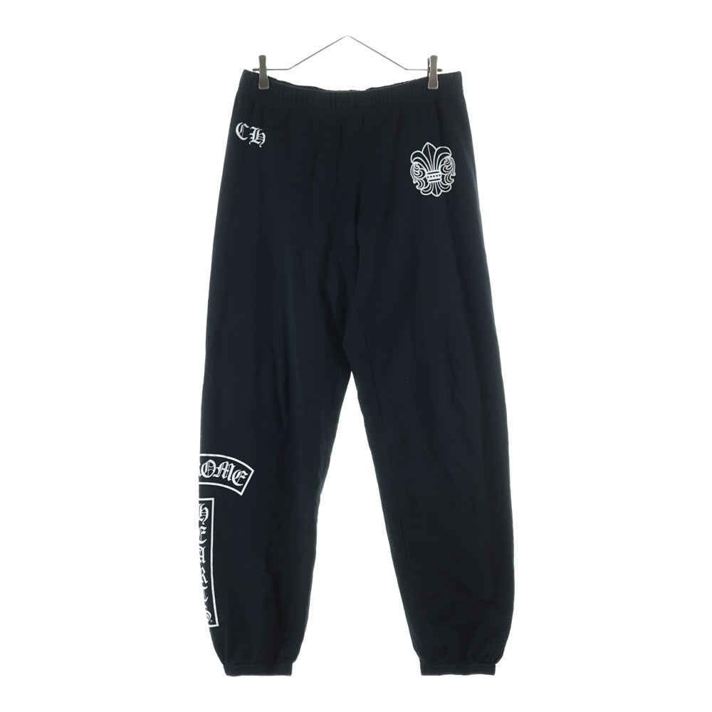 CHROME HEARTS(クロムハーツ) OLD SWEAT PANT オールド フレア プリント スウェット ロングパンツ ブラック
