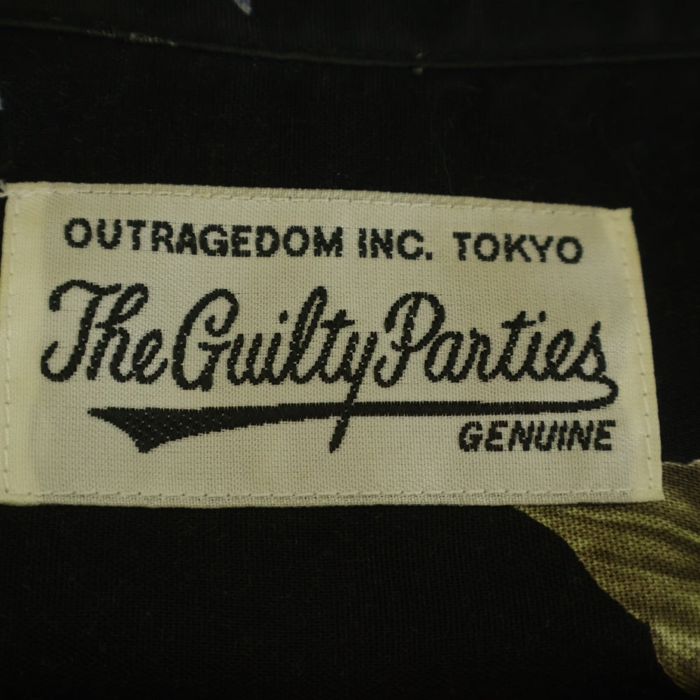 WACKO MARIA(ワコマリア) 18SS BIRD OF PARADISE S/S HAWAIIAN SHIRT バード オブパラダイス 極楽鳥 半袖ハワイアン アロハシャツ ブラック