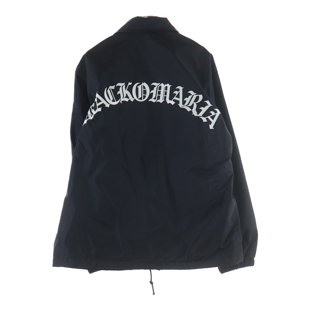 WACKO MARIA(ワコマリア) 25SS COACH JACKET 両面プリント ナイロン コーチジャケット ブラック