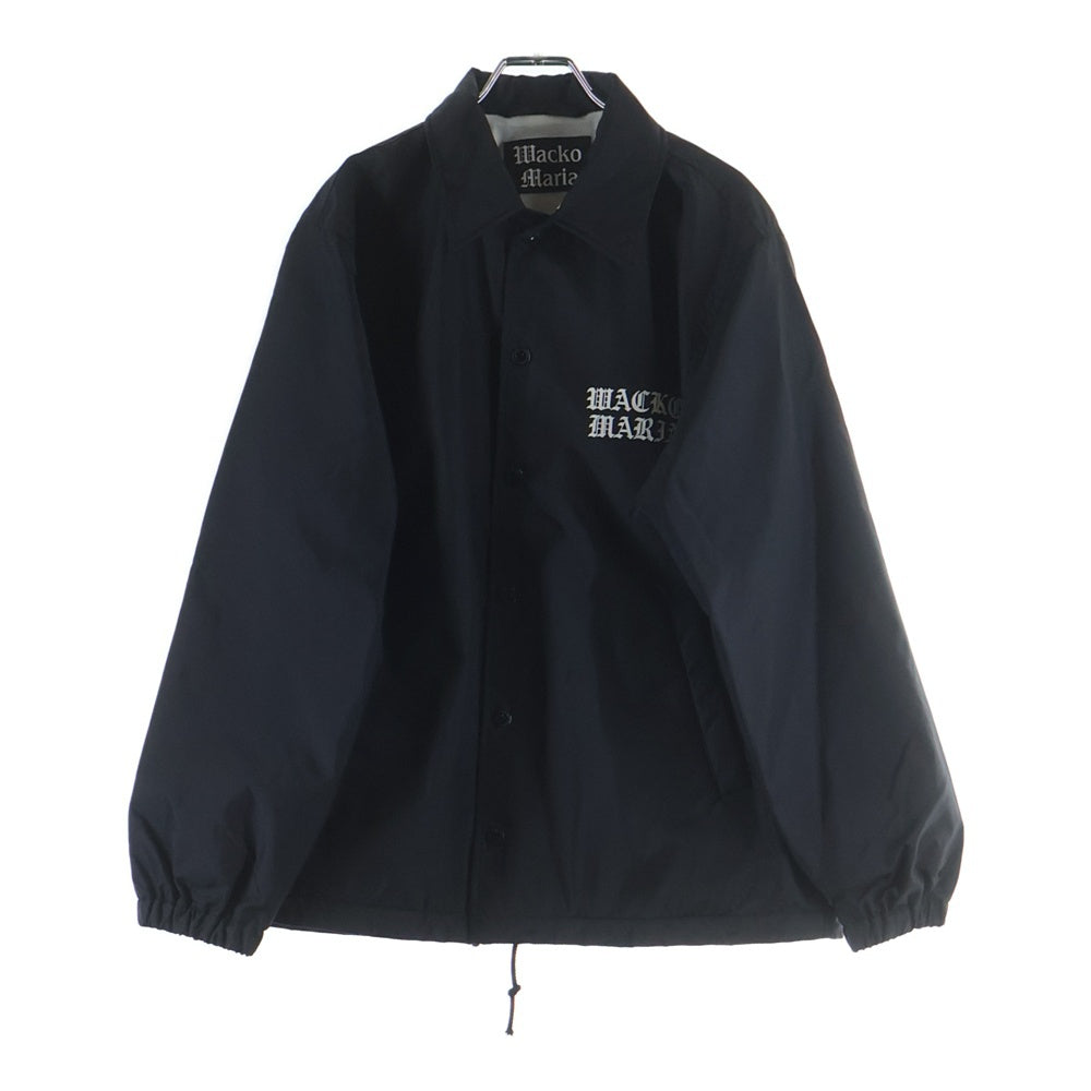 WACKO MARIA(ワコマリア) 25SS COACH JACKET 両面プリント ナイロン コーチジャケット ブラック
