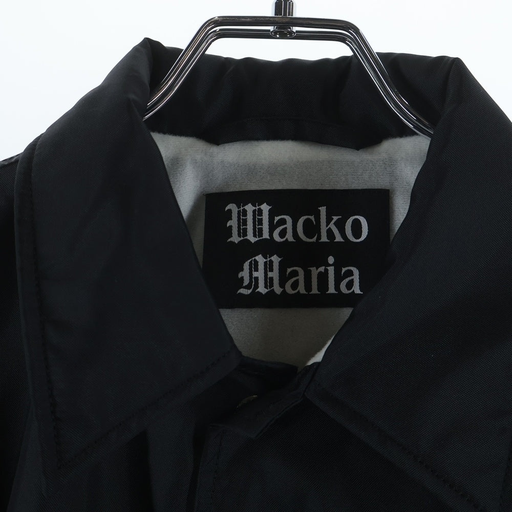 WACKO MARIA(ワコマリア) 25SS COACH JACKET 両面プリント ナイロン コーチジャケット ブラック