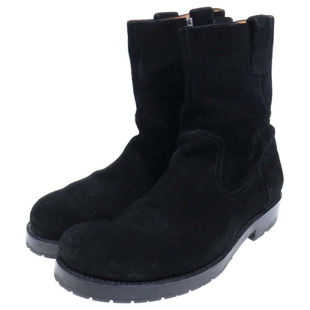 nonnative(ノンネイティブ) WORKER ZIP UP BOOTS サイドジップ スエードレザー ハイカットブーツ ブラック 99086 2081