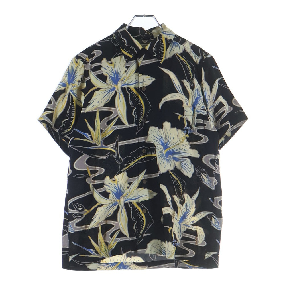 WACKO MARIA(ワコマリア) 19SS HAWAIIAN S/S SHIRT ハワイアン アロハ 半袖シャツ ブラック