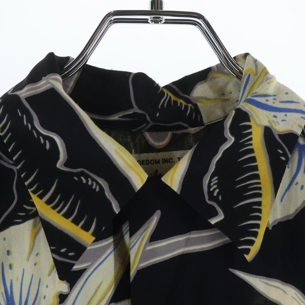 WACKO MARIA(ワコマリア) 19SS HAWAIIAN S/S SHIRT ハワイアン アロハ 半袖シャツ ブラック
