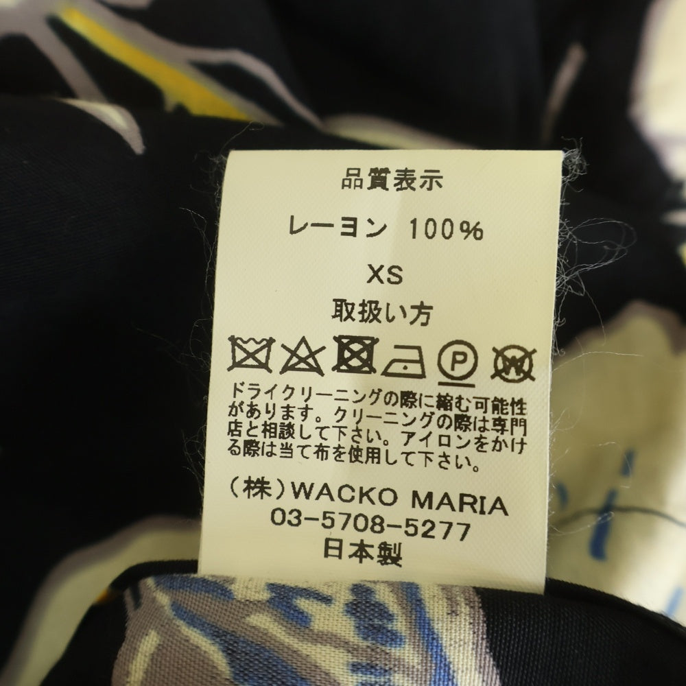 WACKO MARIA(ワコマリア) 19SS HAWAIIAN S/S SHIRT ハワイアン アロハ 半袖シャツ ブラック