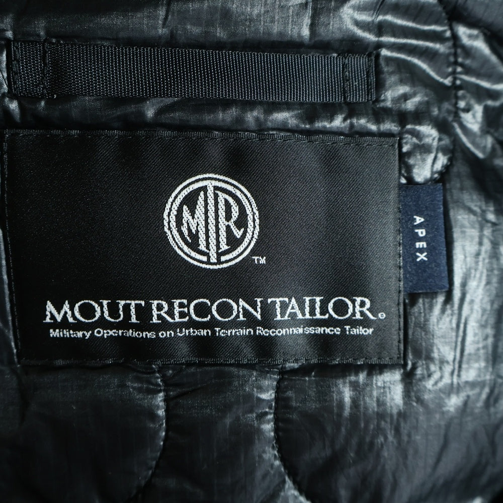 MOUT RECON TAILOR(マウトリーコンテーラー) MOUT INSULATION FIELD COAT 裏地キルティング ナイロン フィールドコート ブラック MT-1801