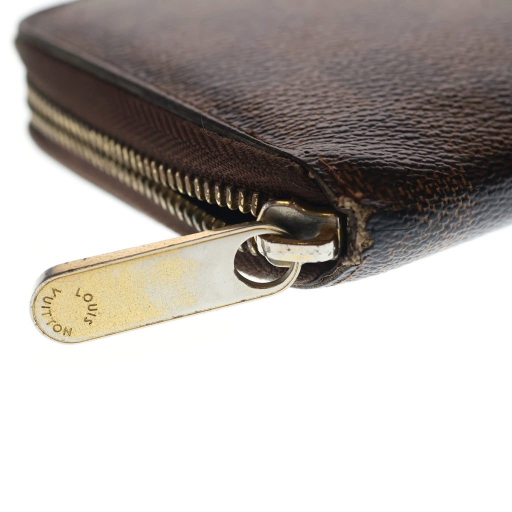 LOUIS VUITTON(ルイヴィトン) ダミエ ジッピーウォレット ラウンドファスナー 長財布 ブラウン N60015